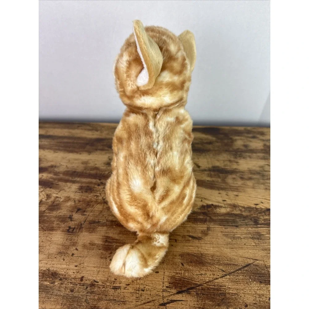 Aurora Miyoni Tots Tabby Cat Kitten Orange Stripe Plush 8